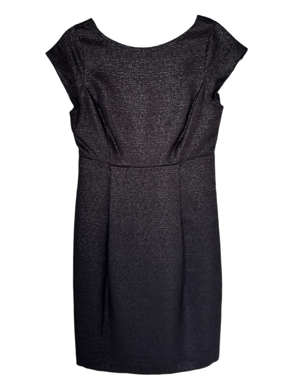 SUSANA MONACO Classic Black Cap-Sleeve Sheath Dress, Size 8